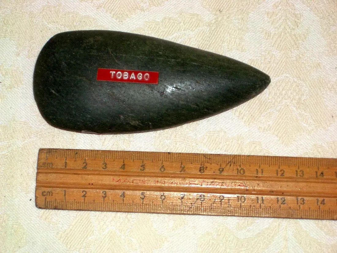 Tobago jade ceremonial ax
