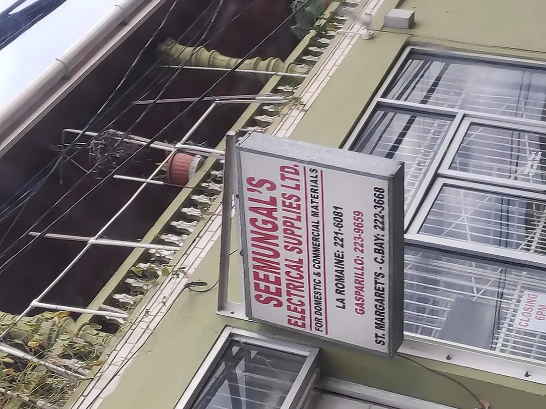 Seemungal's Electrical Supplies Limited 8 Mary Street, Ragoobar Lands St, Gasparillo, Trinidad