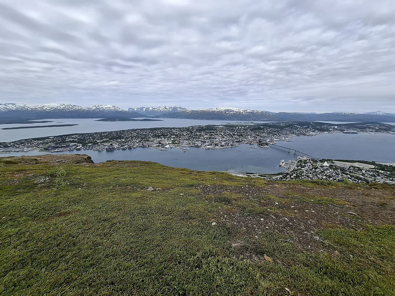 View of Tromsøya from Storsteinen