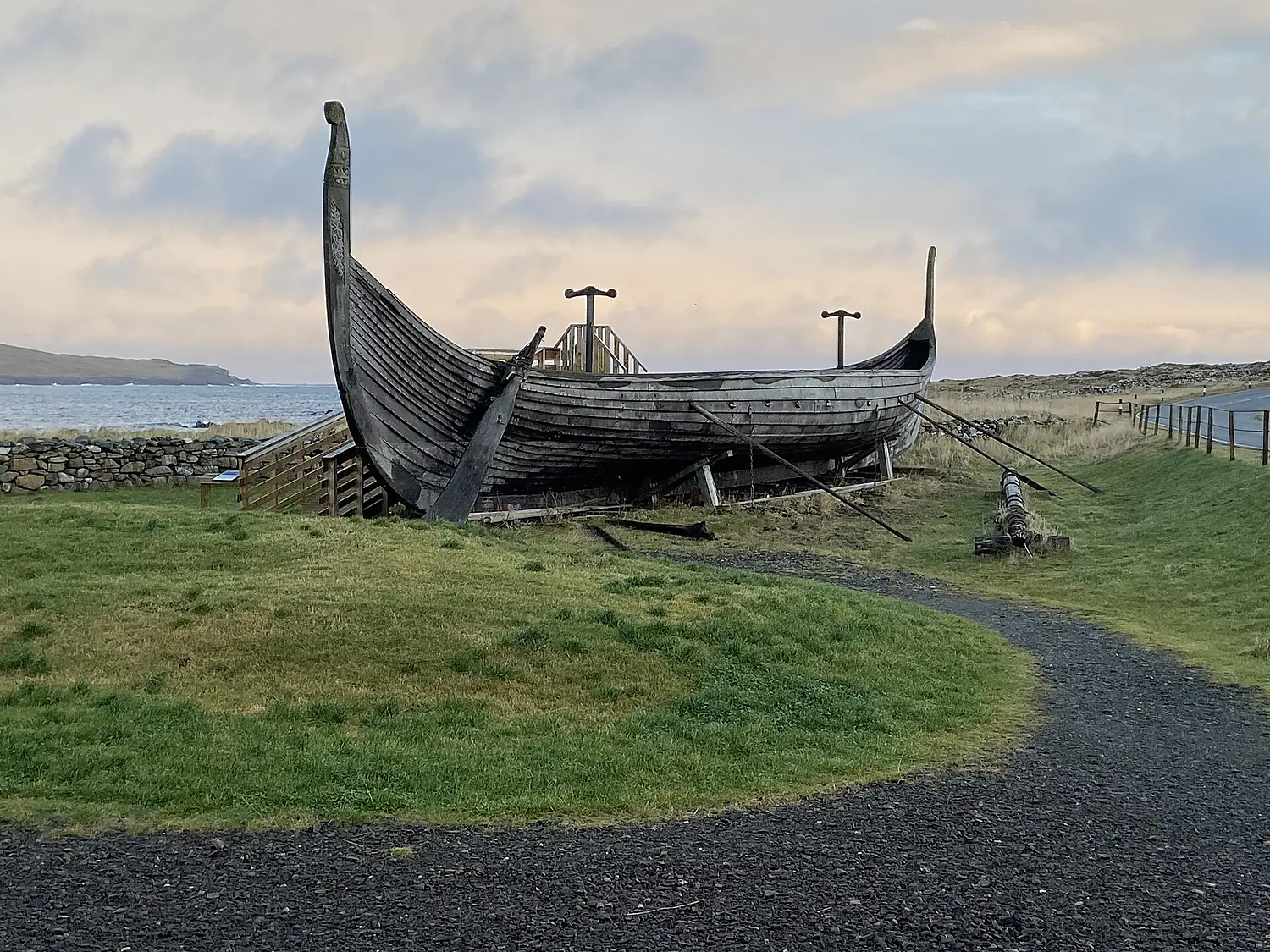Viking ship Unst