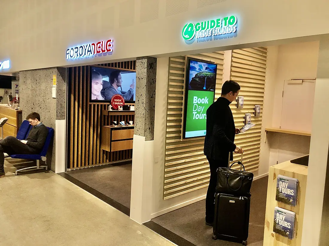 Guide to Faroe Islands office at Vagar Airport