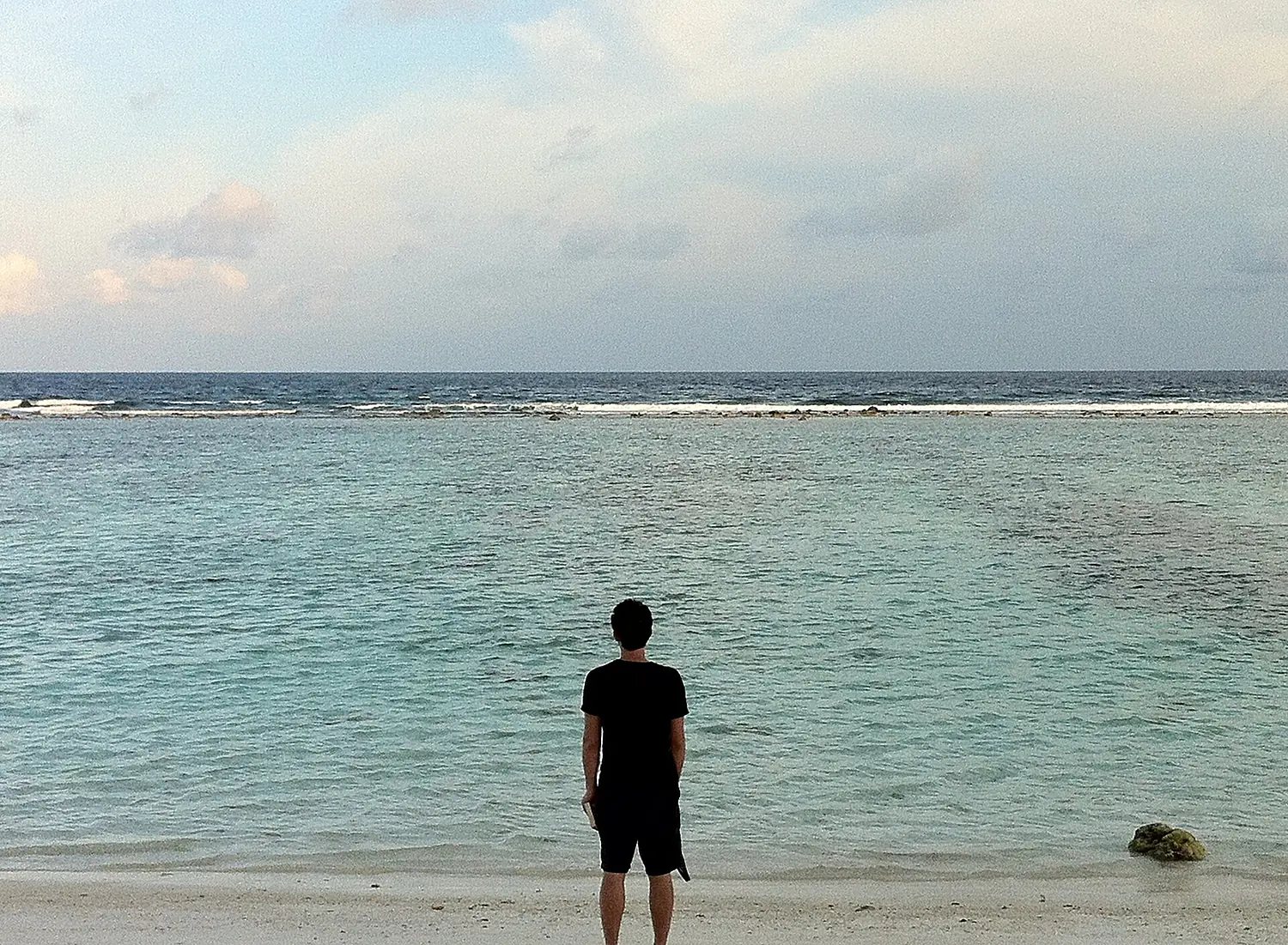 A View of the Laccadive Sea from Villingili