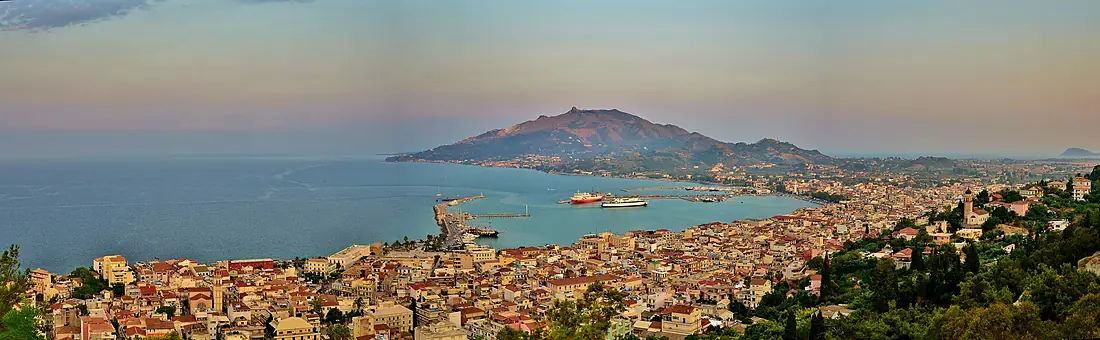 Zakyntos city view
